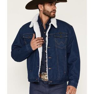 Men's Wrangler Sherpa Lined Denim jacket